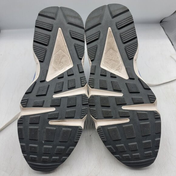 Nike Air Huarache Mens 10.5 Gray Blue Sneakers Social FC Athletic DR0286-100 - Picture 8 of 13